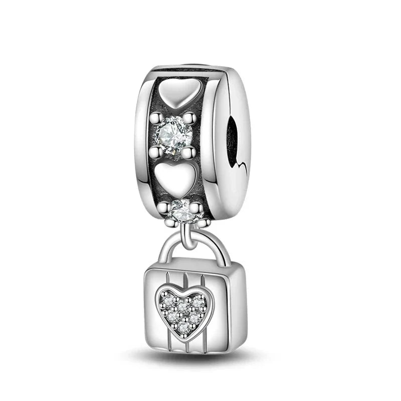 Traveling Heart Charm in 925 Sterling Silver — Vanny Jewels