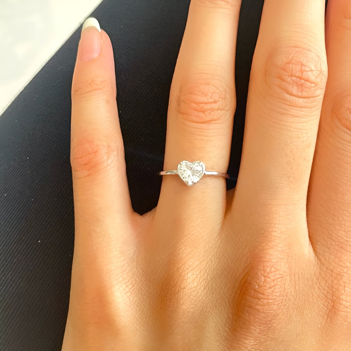 Life Heart Ring in 925 sterling silver