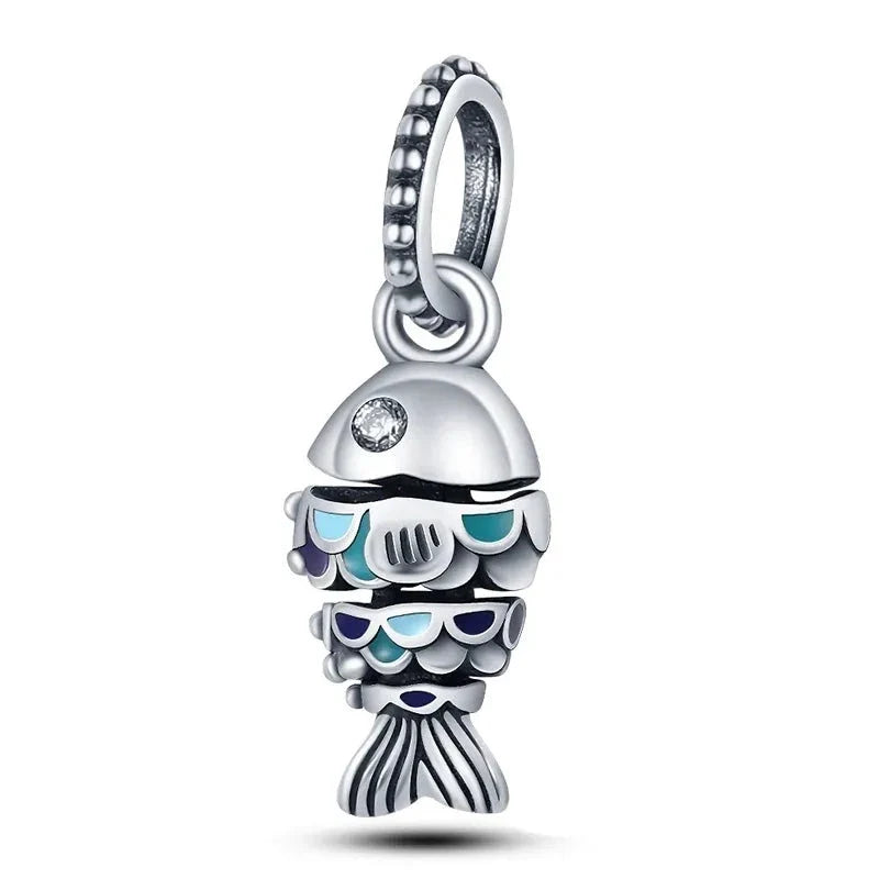 Fish Charm in 925 Sterling Silver — Vanny Jewels