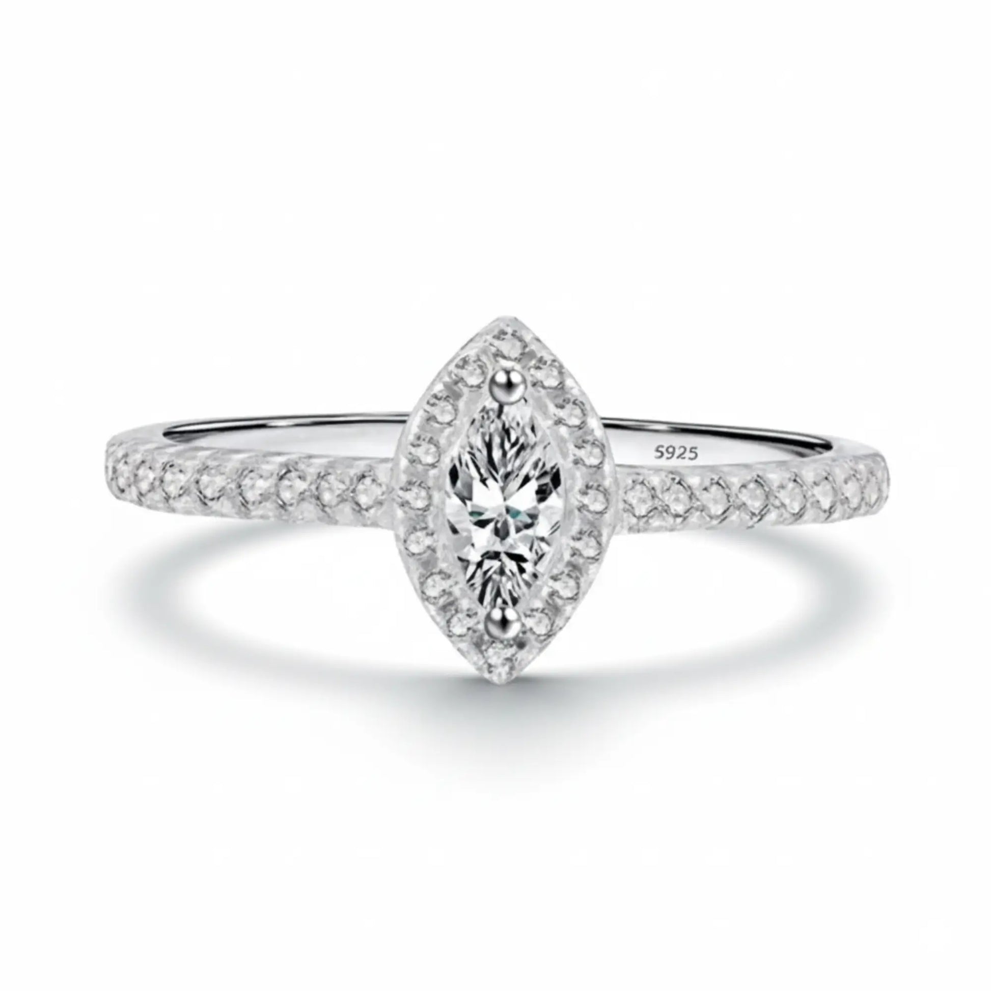 Fiore Sterling Silver Ring in 925 sterling silver
