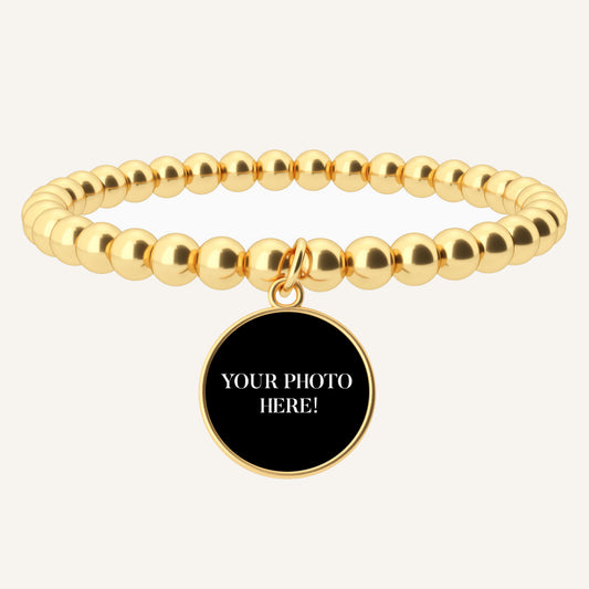 Personalized Photo Diana Charm Bracelet — Vanny Jewels