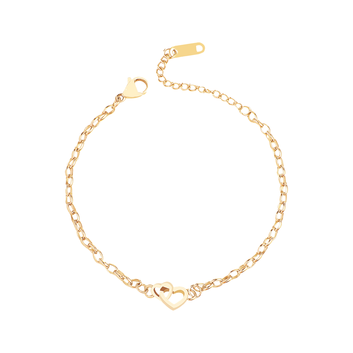 Interlocking Mini Heart Bracelet — Vanny Jewels