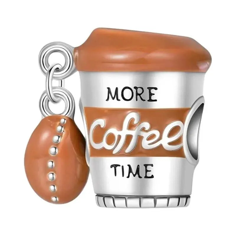 I Love Coffee Charm in 925 Sterling Silver — Vanny Jewels