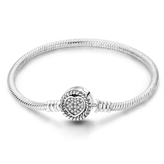 Crimson Charm Bracelet in 925 Sterling Silver — Vanny Jewels