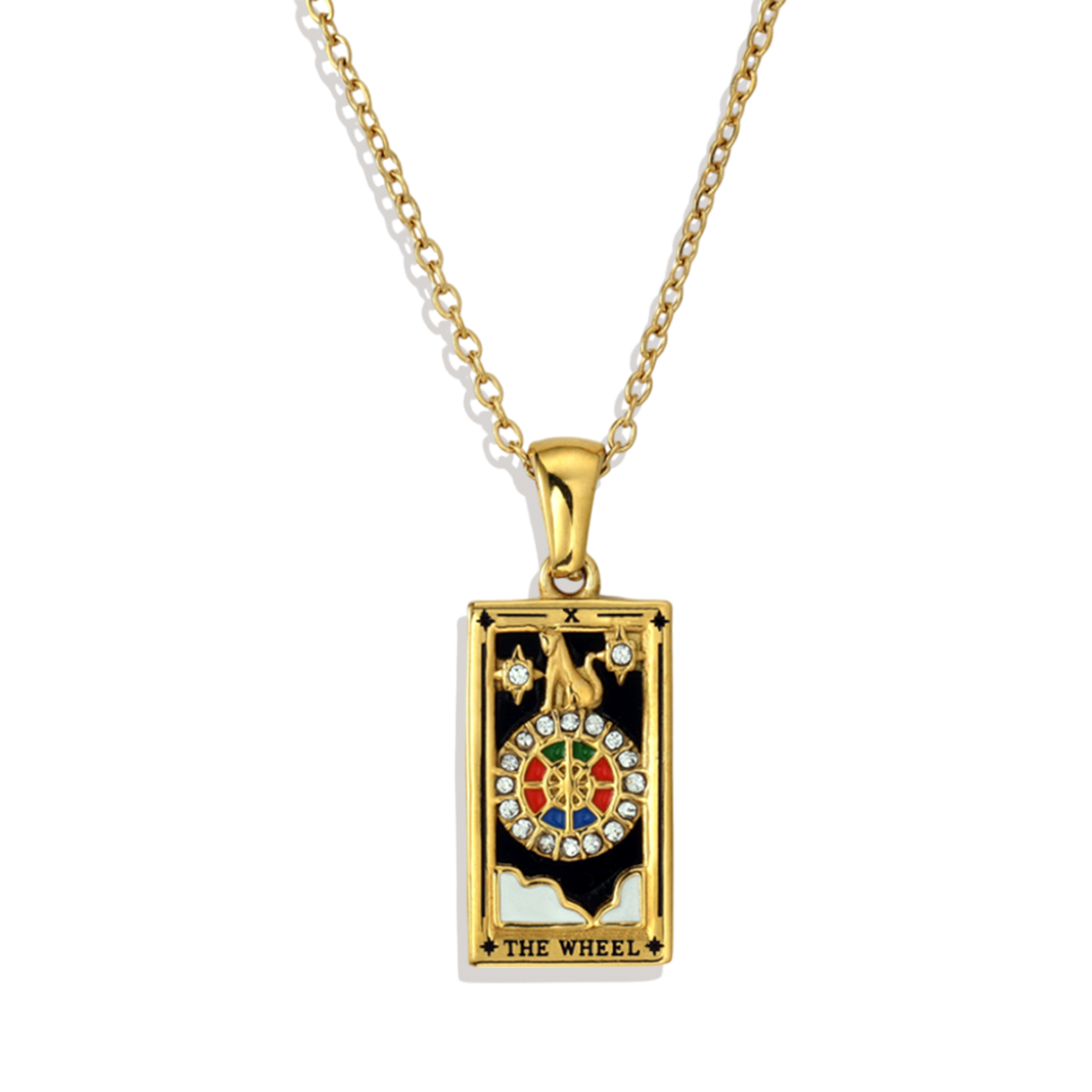 The Wheel Tarot Necklace — Vanny Jewels