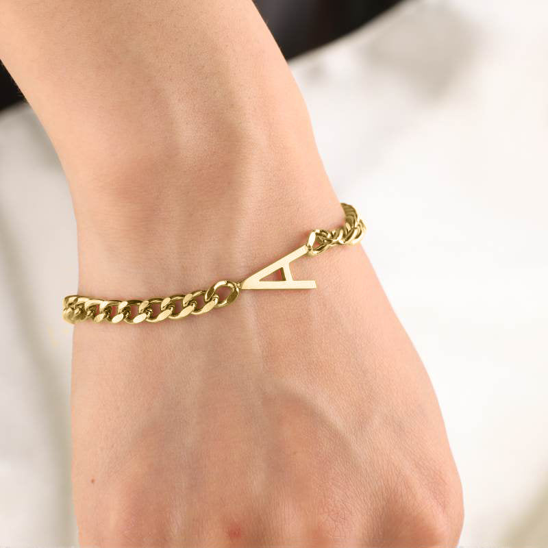 Bracciale Iniziale Sottile