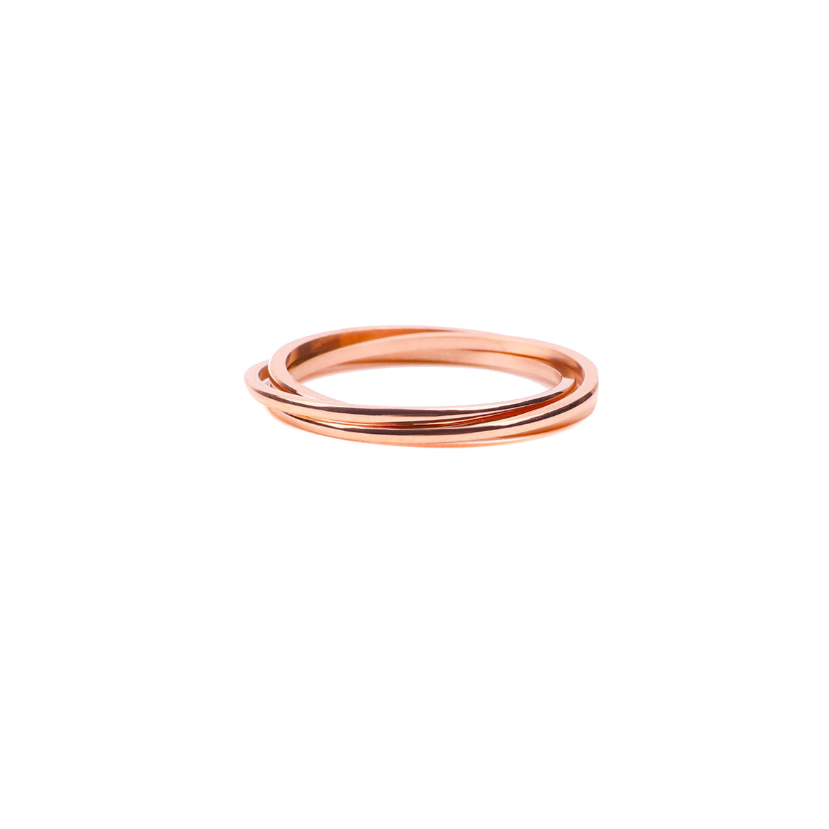 Zierlicher ineinandergreifender Fidget-Ring