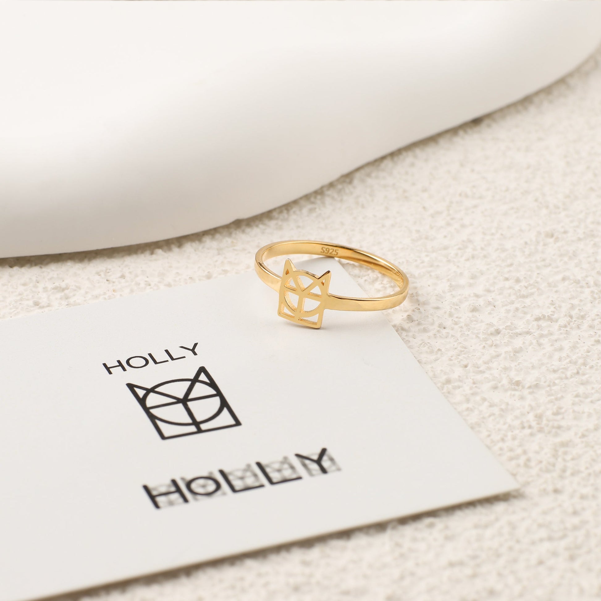 Monogram Name Ring