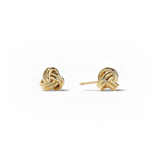 Love Knot Stud Earrings — Vanny Jewels
