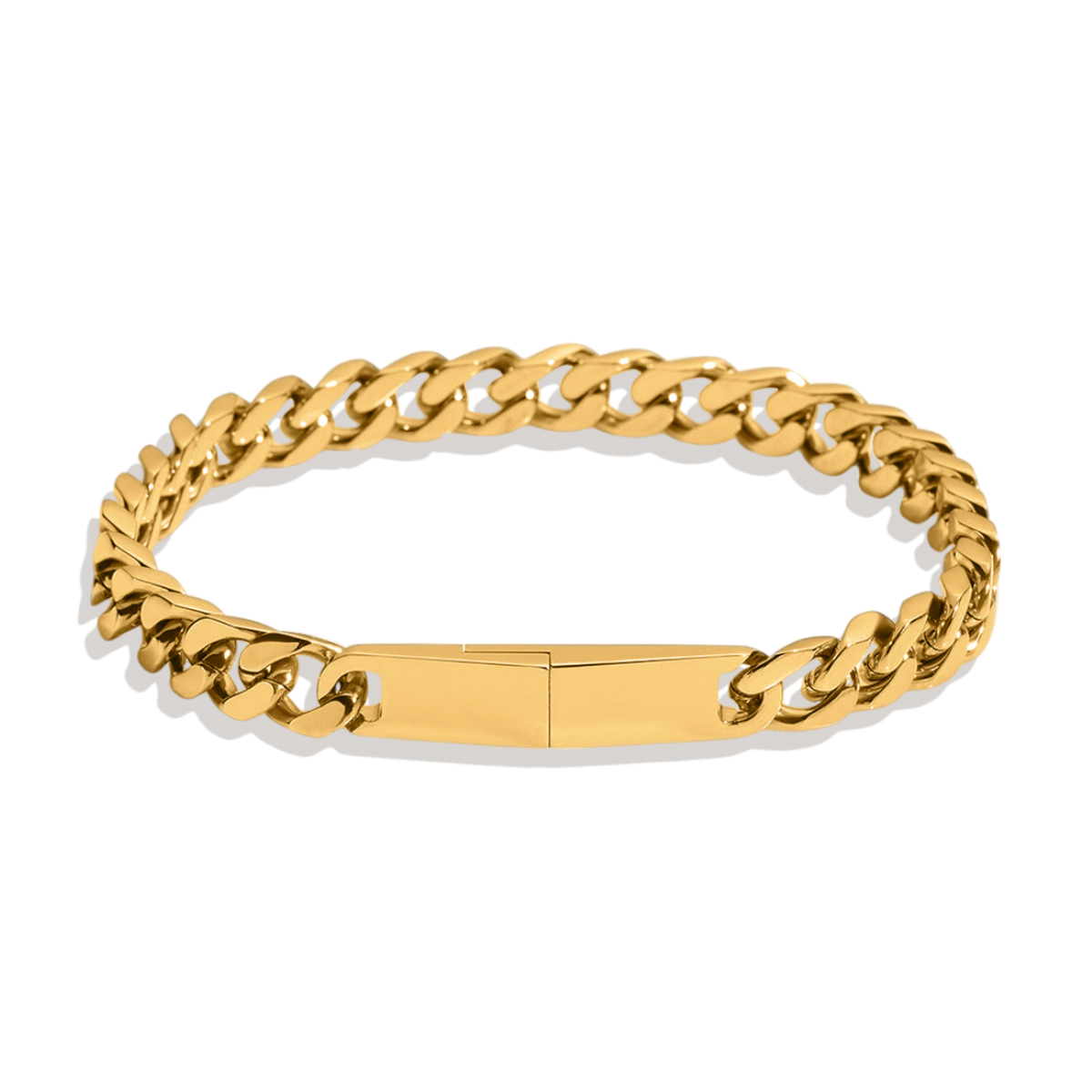 8mm Magnetic Clasp Cuban Chain Bracelet — Vanny Jewels