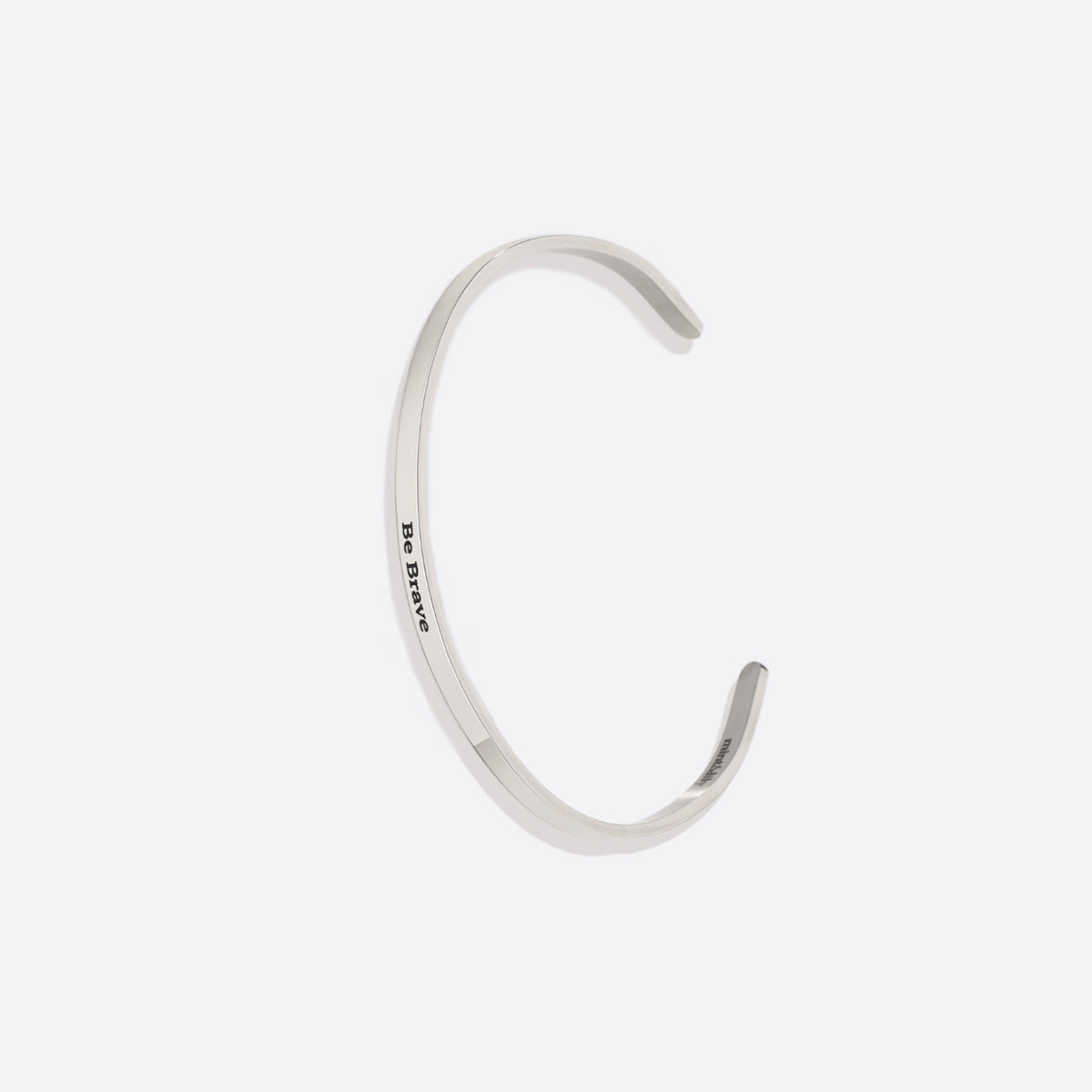 Personalized Thin Cuff Bracelet in 925 sterling silver