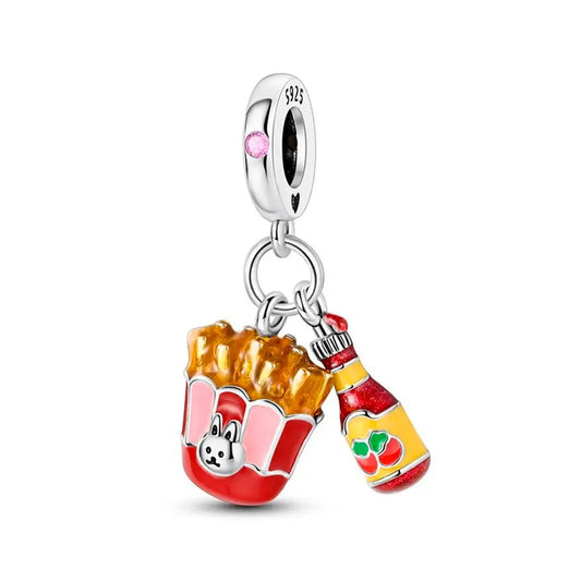 French Fries Charm in 925 Sterling Silver — Vanny Jewels