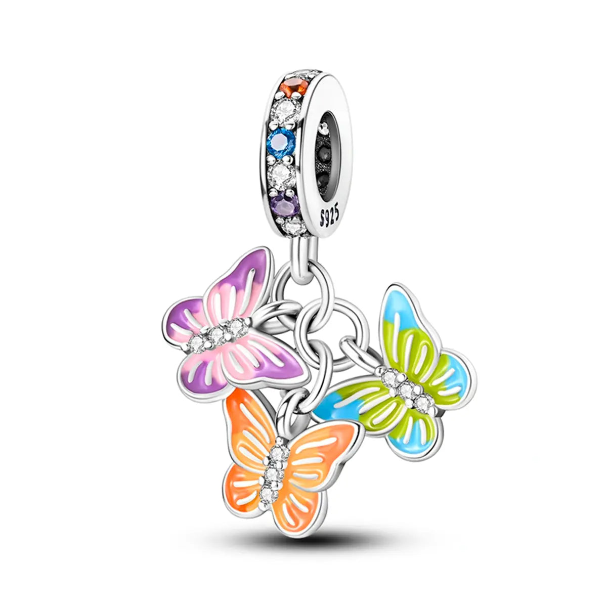 Butterfly Charm in 925 Sterling Silver — Vanny Jewels