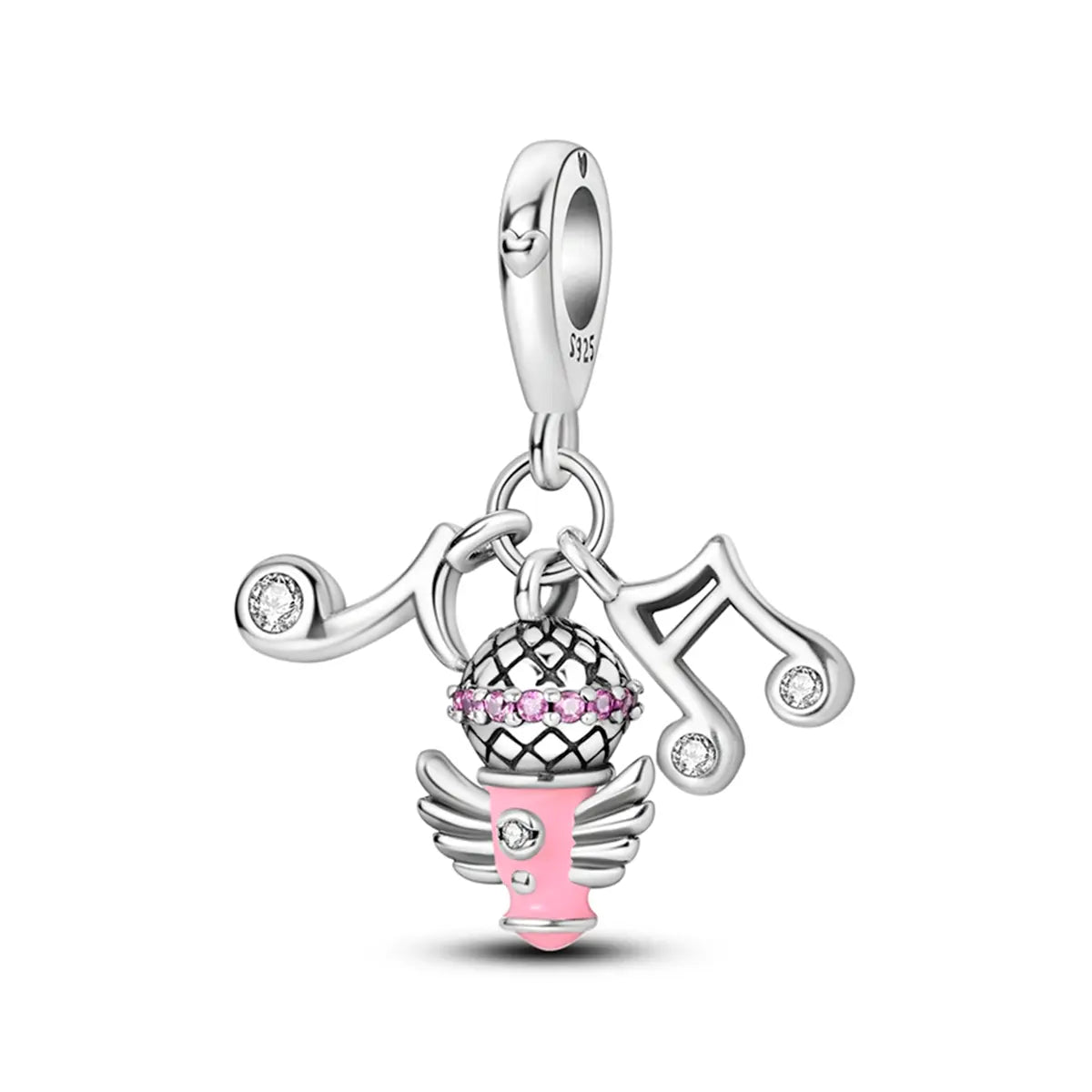 Singer Charm in 925 Sterling Silver — Vanny Jewels