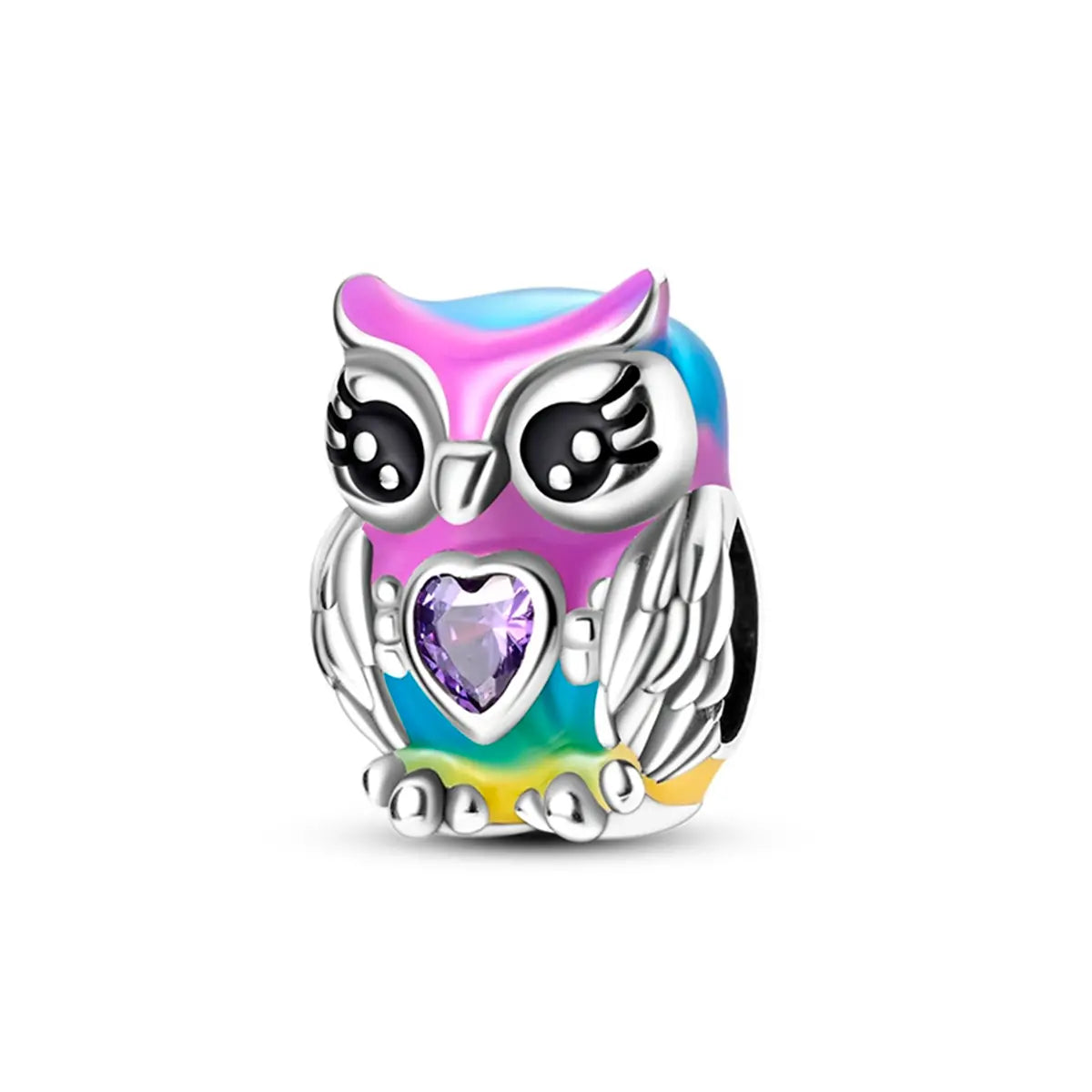 Owl Charm in 925 Sterling Silver — Vanny Jewels