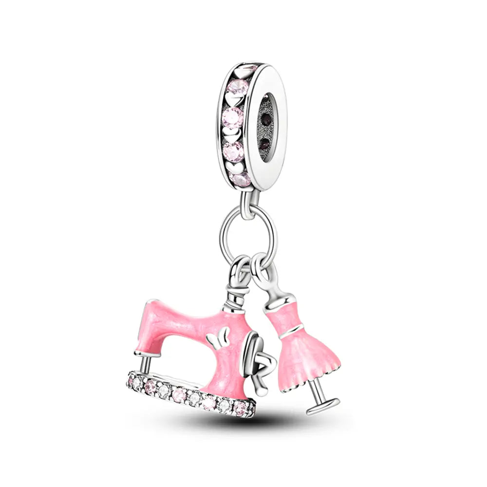 Seamstress Charm in 925 Sterling Silver — Vanny Jewels