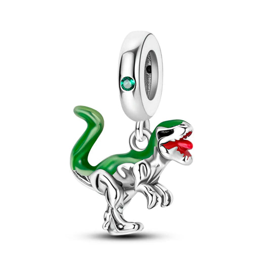 Dinosaur Charm in 925 Sterling Silver — Vanny Jewels