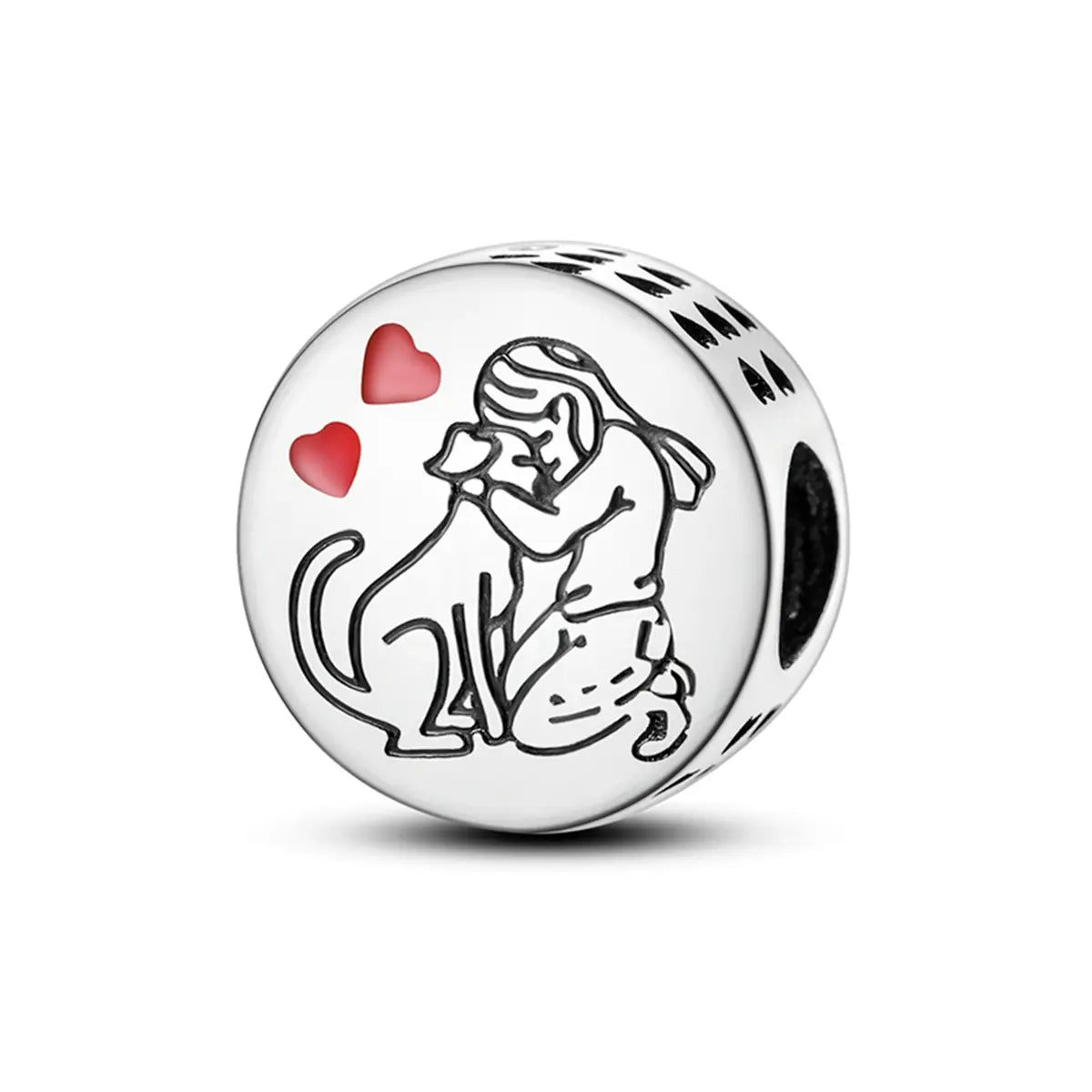 Dog Love Charm in 925 Sterling Silver — Vanny Jewels