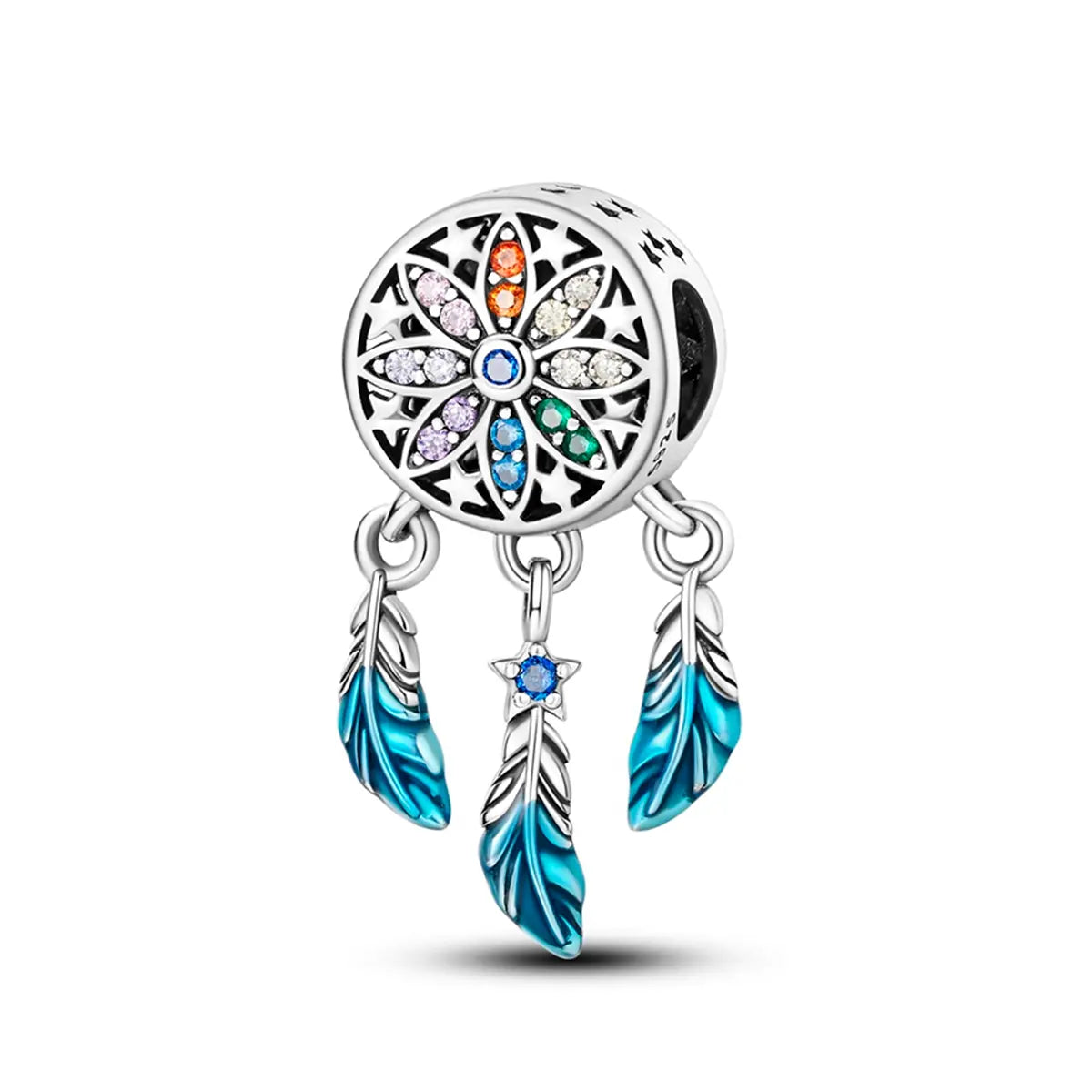 Mandala Charm in 925 Sterling Silver — Vanny Jewels