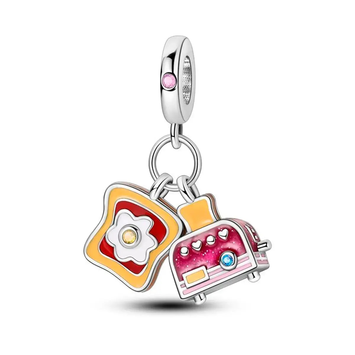 Toaster Charm in 925 Sterling Silver — Vanny Jewels