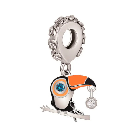Toucan Charm in 925 Sterling Silver — Vanny Jewels