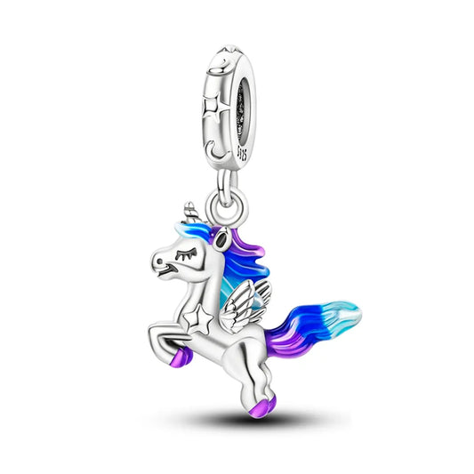 Unicorn Charm in 925 Sterling Silver — Vanny Jewels