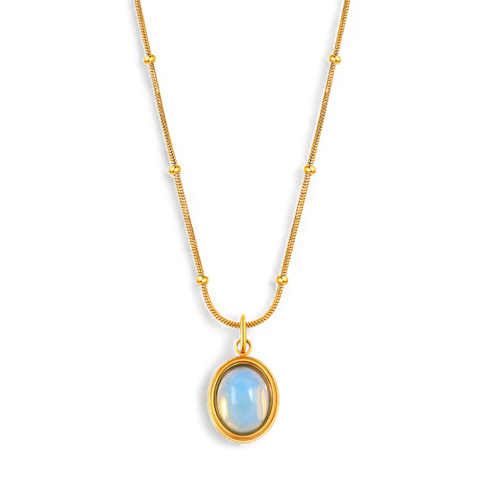 Aquamarine Gemstone Necklace — Vanny Jewels