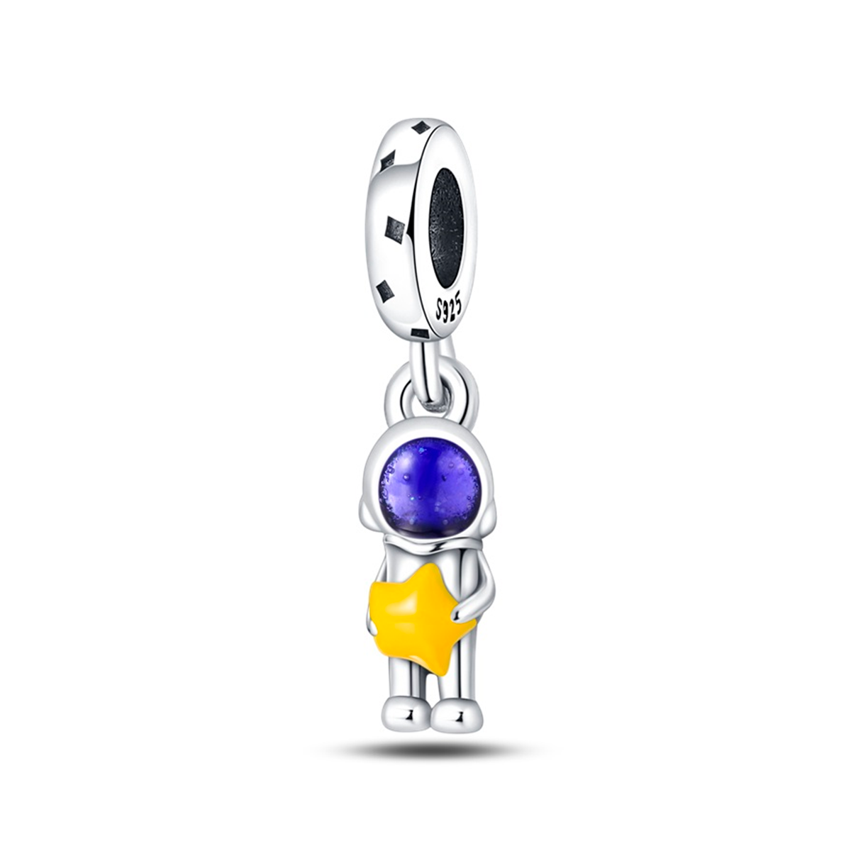 Astronaut with Star Charm in 925 Sterling Silver — Vanny Jewels