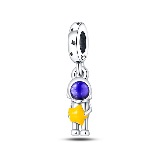 Astronaut with Star Charm in 925 Sterling Silver — Vanny Jewels