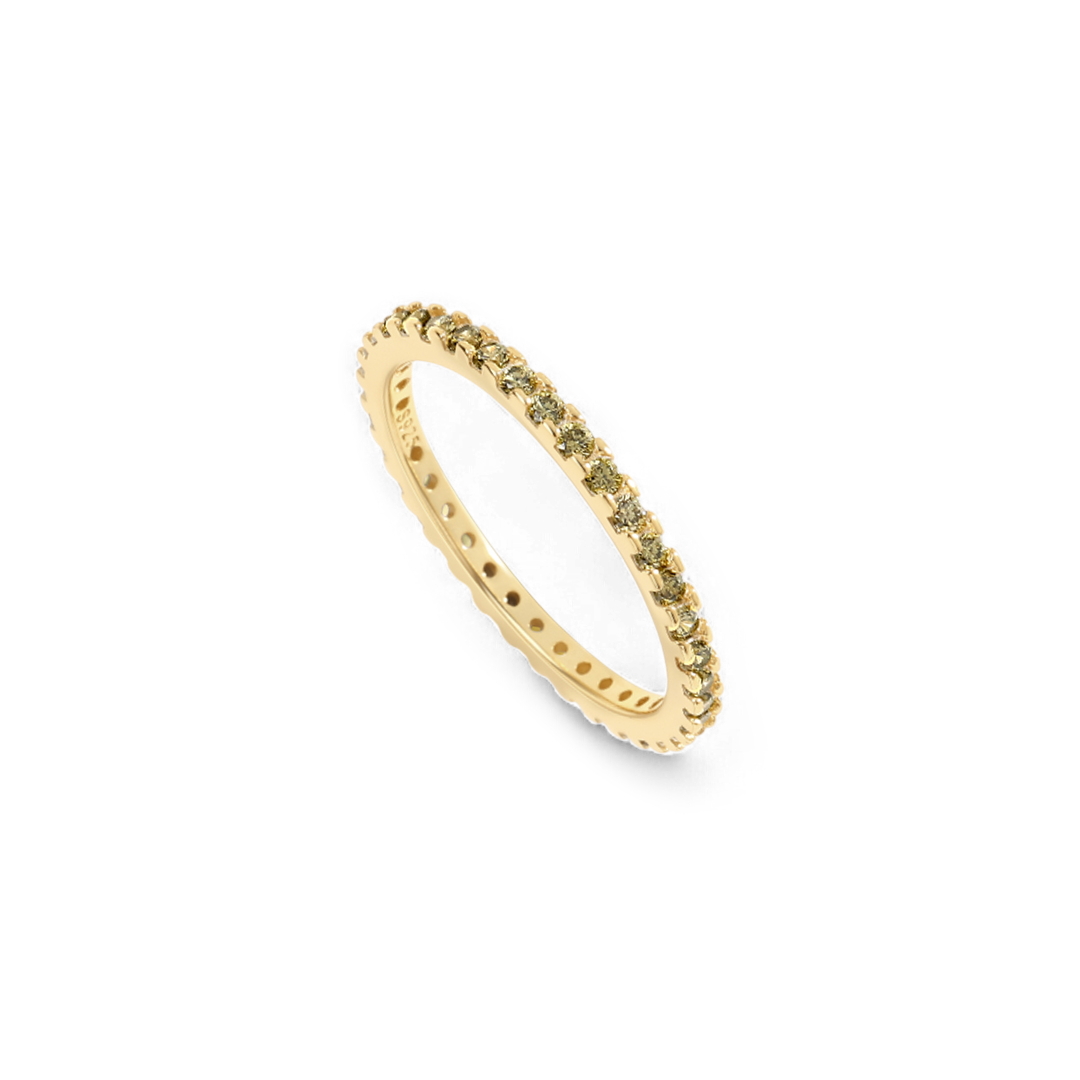 August Birthstone Eternity Stacking Ring — Vanny Jewels