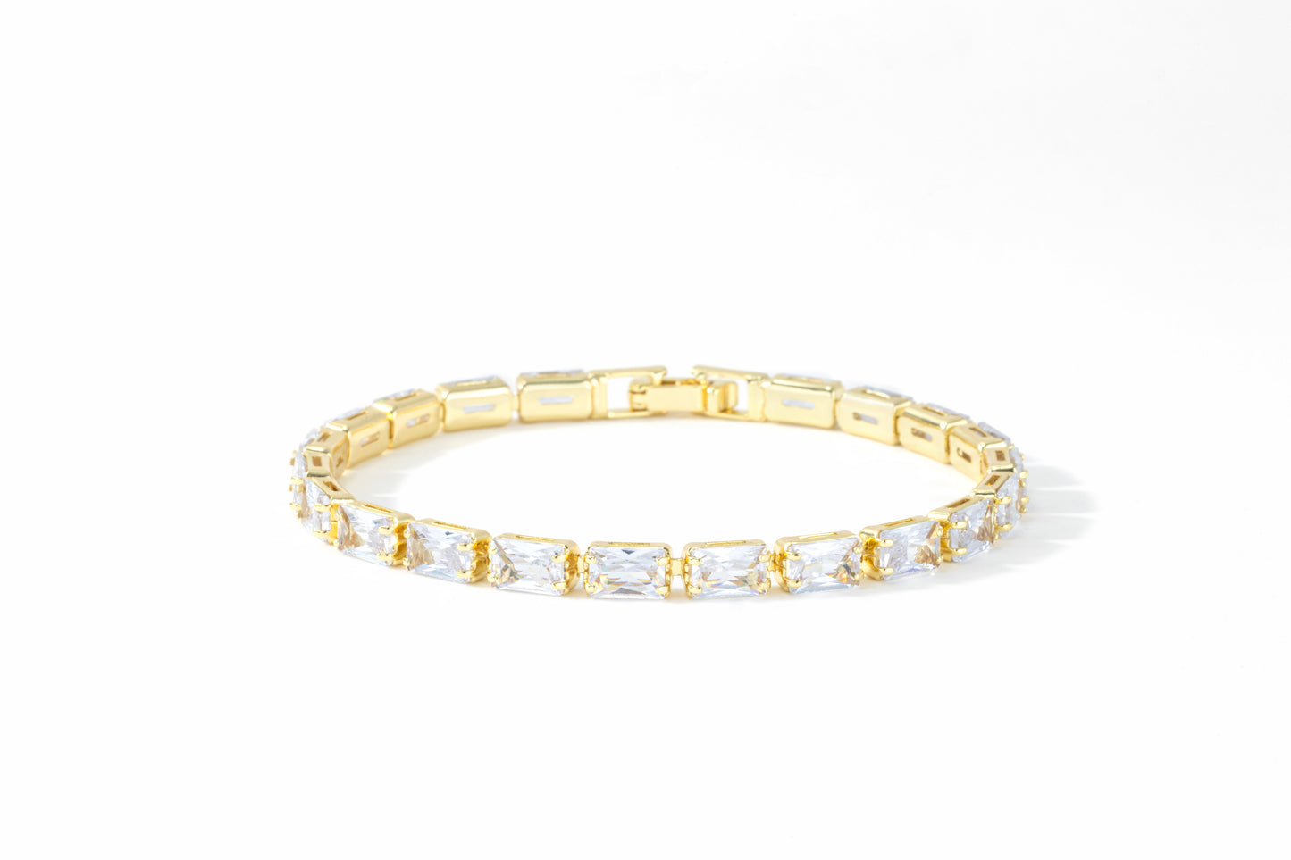 Baguette-Tennisarmband