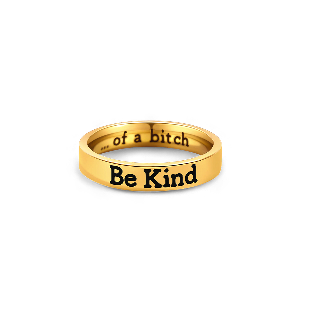 Be Kind Mantra Ring — Vanny Jewels