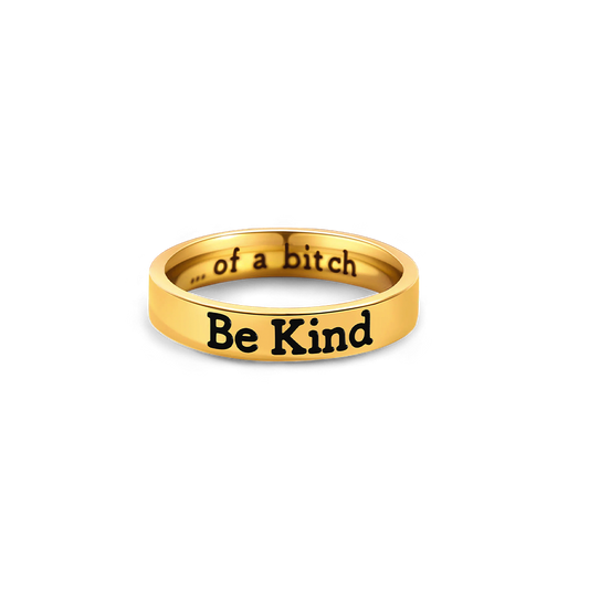 Be Kind Mantra Ring — Vanny Jewels