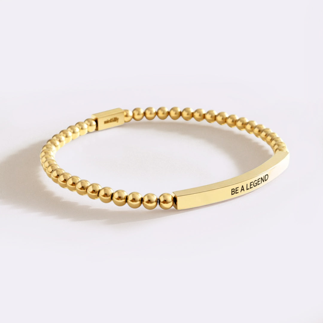 Sei eine Legende Perlenarmband Inspire