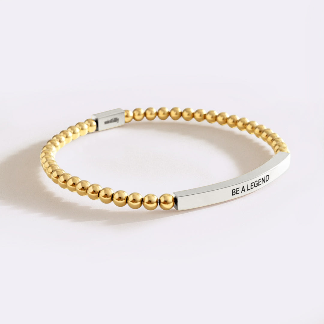 Sei eine Legende Perlenarmband Inspire