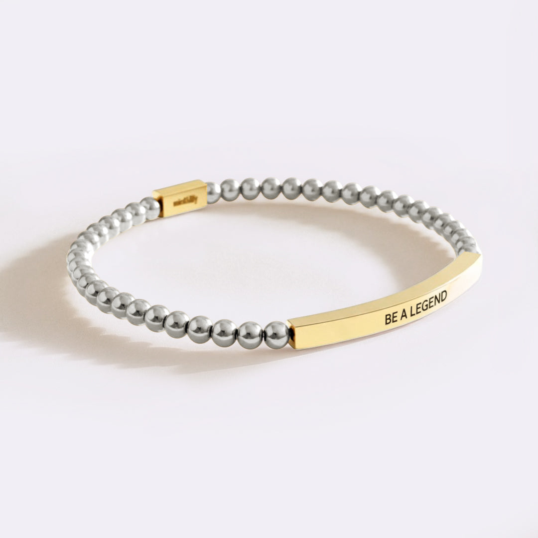 Sei eine Legende Perlenarmband Inspire