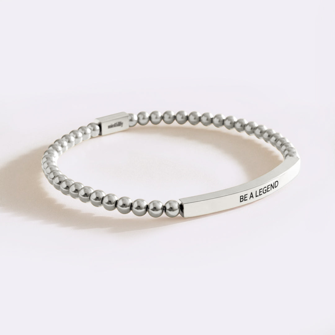 Sei eine Legende Perlenarmband Inspire