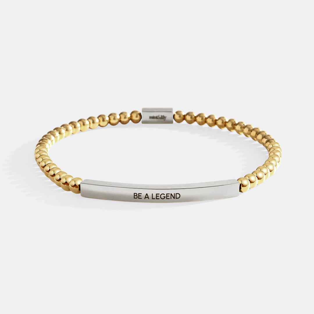 Sei eine Legende Perlenarmband Inspire