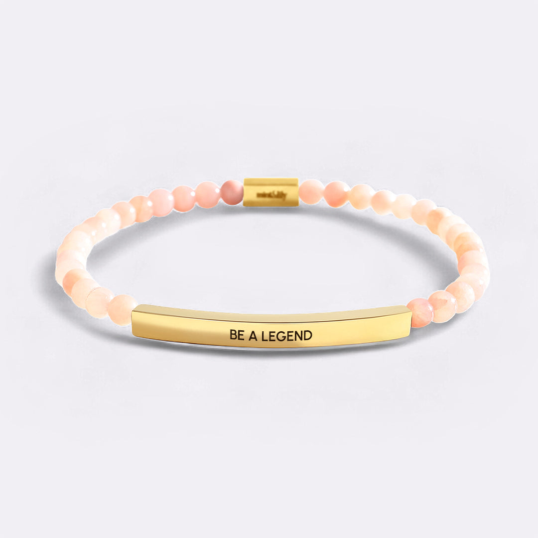 Sei eine Legende Perlenarmband Inspire