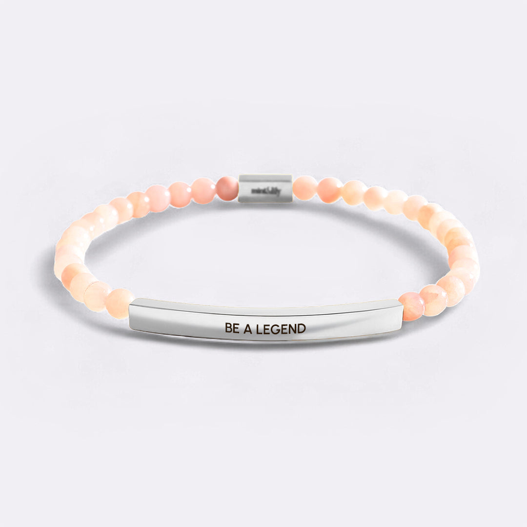 Sei eine Legende Perlenarmband Inspire