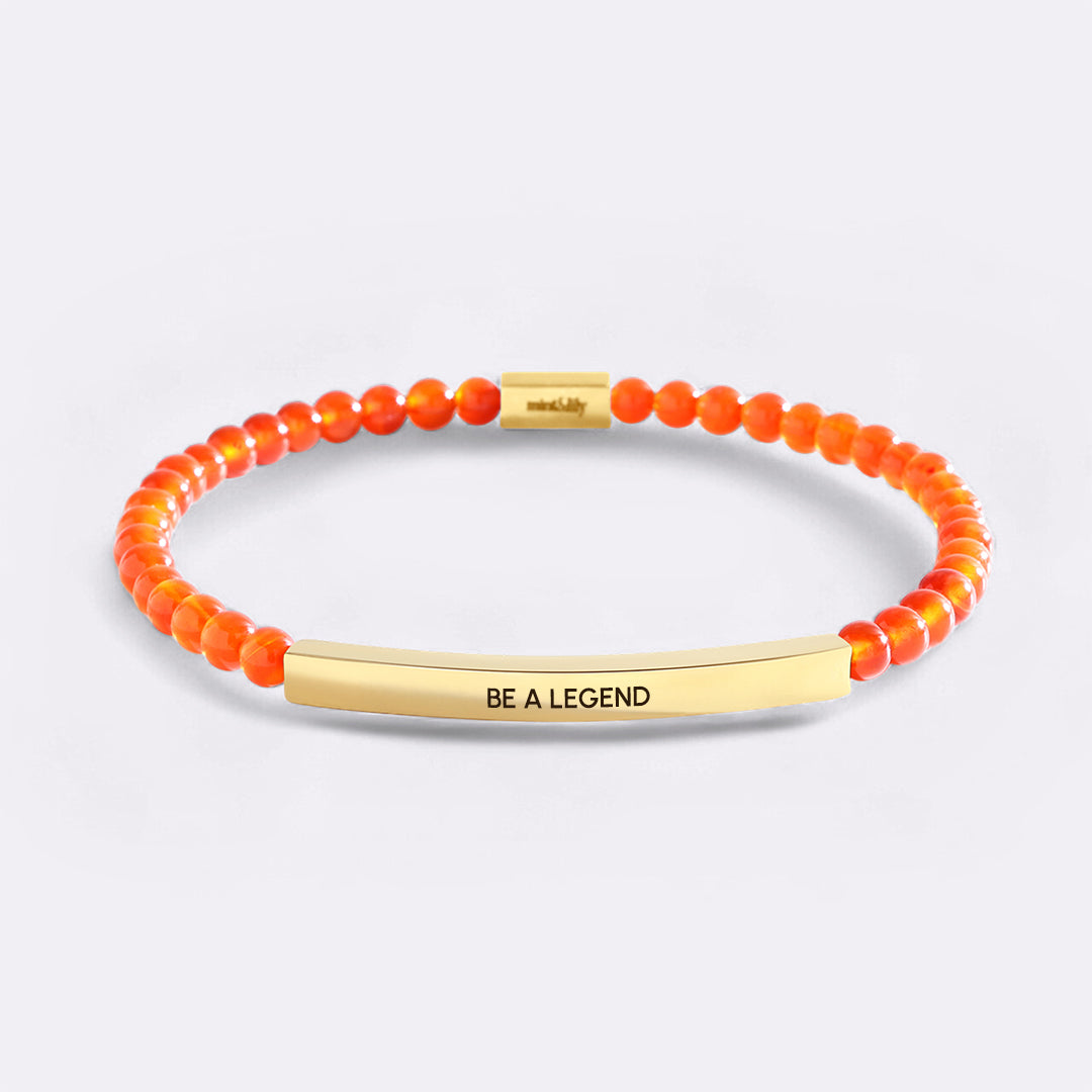 Sei eine Legende Perlenarmband Inspire