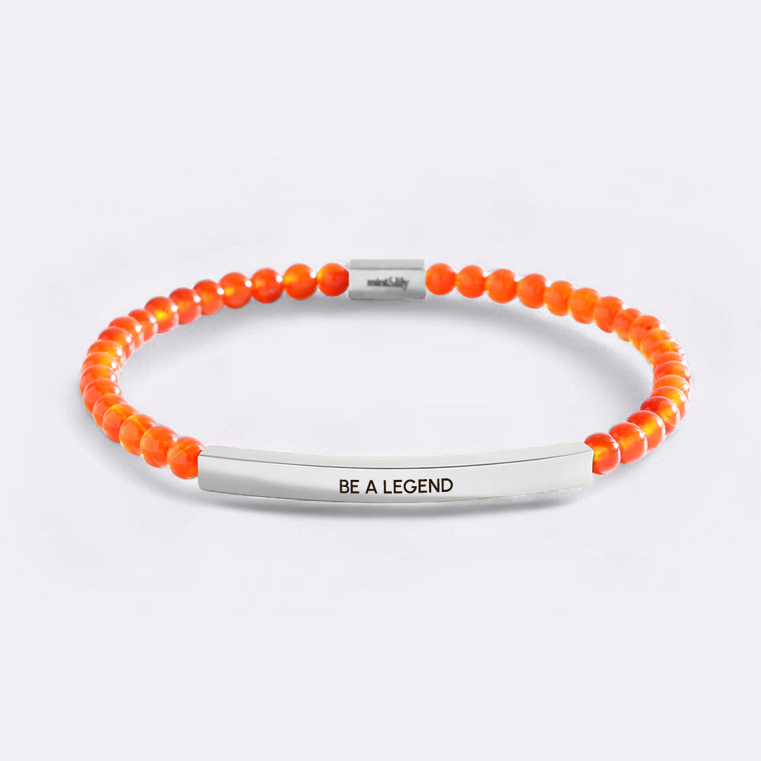 Sei eine Legende Perlenarmband Inspire