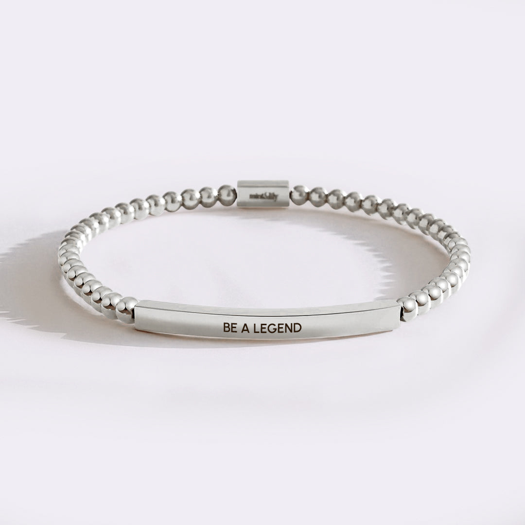 Sei eine Legende Perlenarmband Inspire