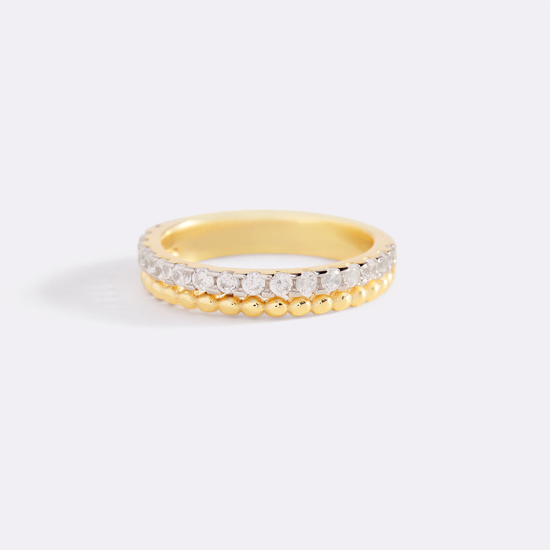 Beaded Diamond Band, flat lay detail