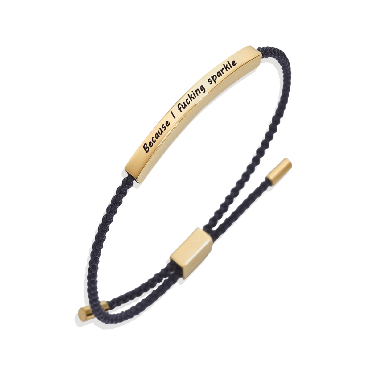 Bracciale Because I F♥cking Sparkle Inspire