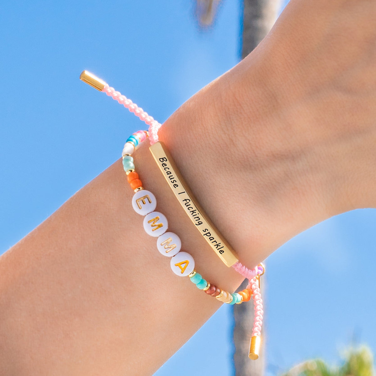Bracciale Because I F♥cking Sparkle Inspire