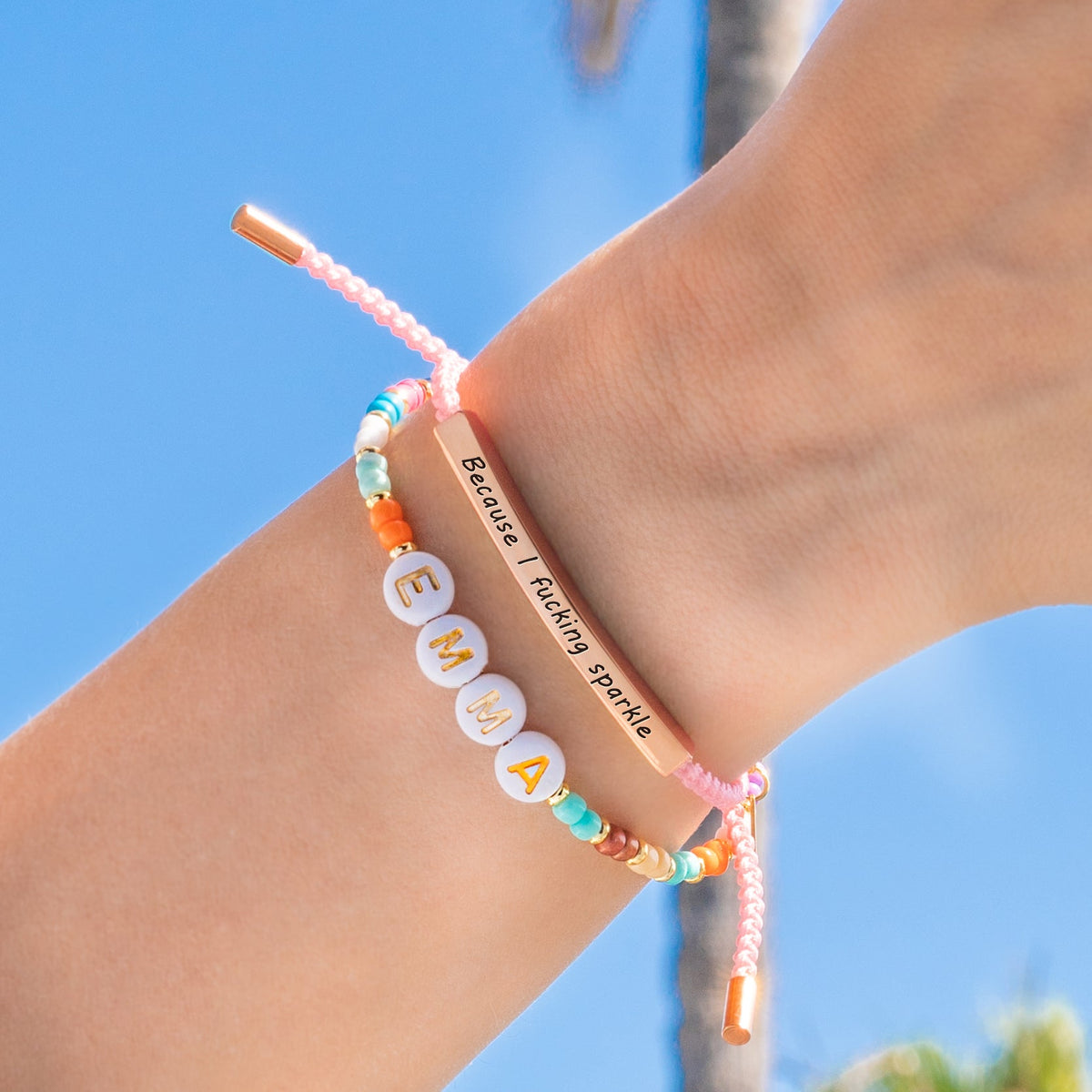 Bracciale Because I F♥cking Sparkle Inspire