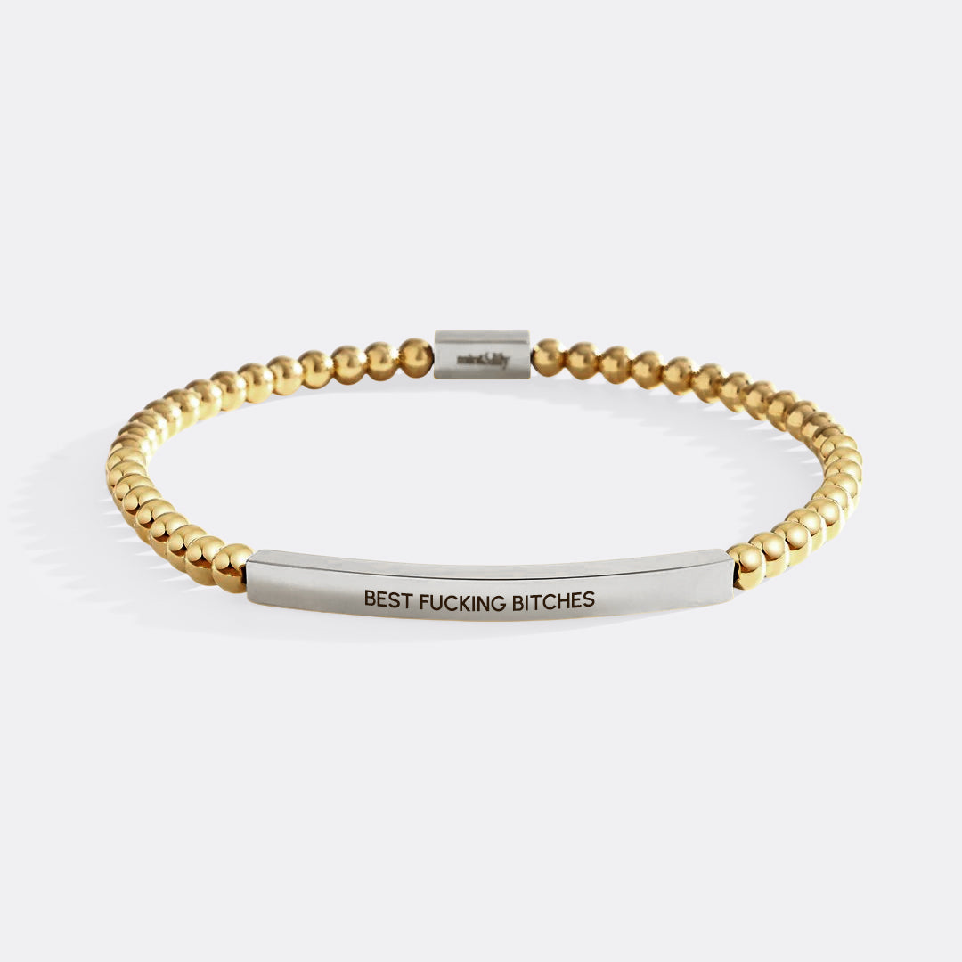 Best Fucking Bitches Perlen-Armband
