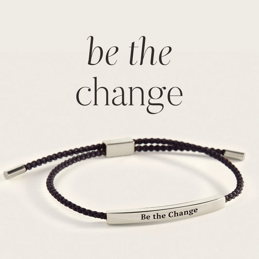 Be the Change Inspire Bracelet in 925 Sterling Silver — Vanny Jewels