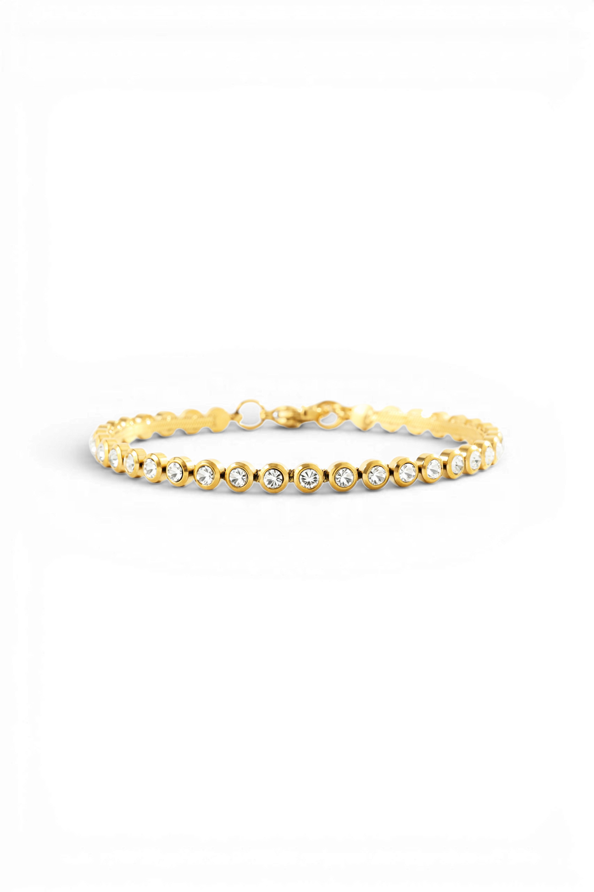 Bezel Tennis Bracelet — Vanny Jewels